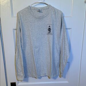 Gildan Light Gray Long Sleeve Tee